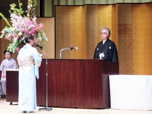 生徒代表謝辞
