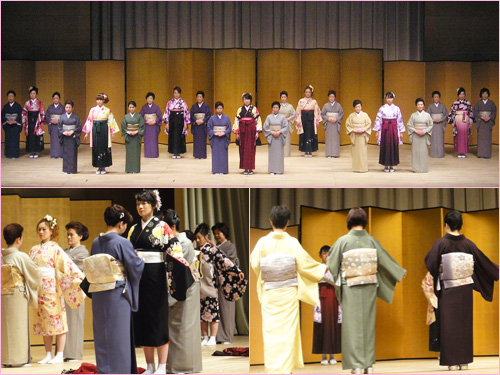 女袴の着付け｜32回認定式