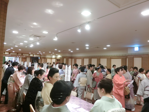 受付風景②：24回初春彩の集い