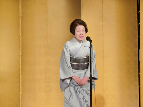 大月学院長：24回初春彩の集い