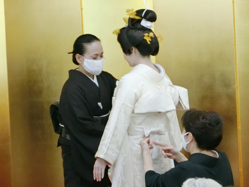 花嫁の着付け４（帯結び３）