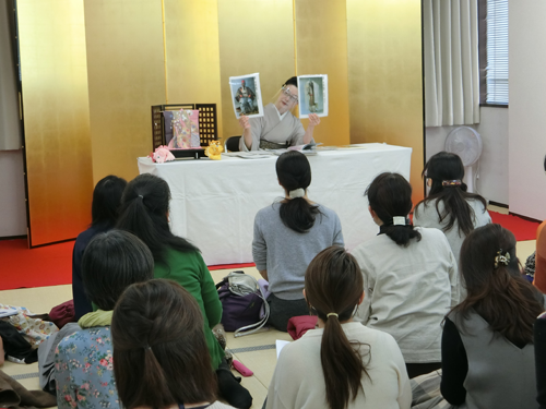 着物の歴史講義の様子3