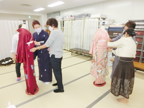 振袖の着せ方①