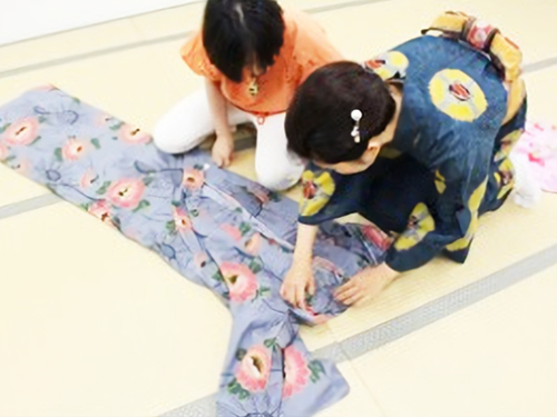 ゆかたのたたみ方