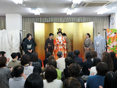 合同授業 「花嫁の着付け・きものの歴史」 