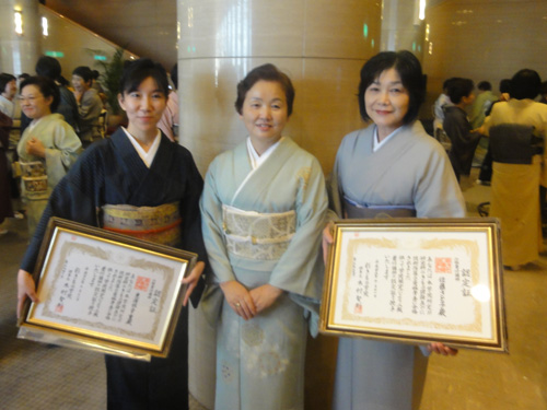 先生と一緒に記念写真!