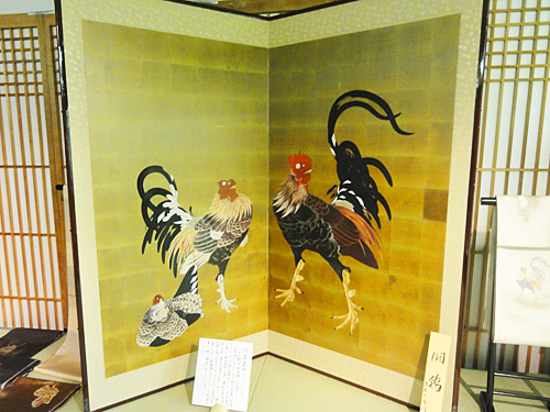 ◆伊藤若冲(いとうじゃくちゅう)
「闘鶏」
